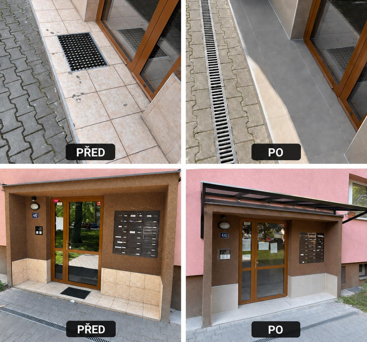 Modernizace vstupních prostor — Bytový dům, 2026