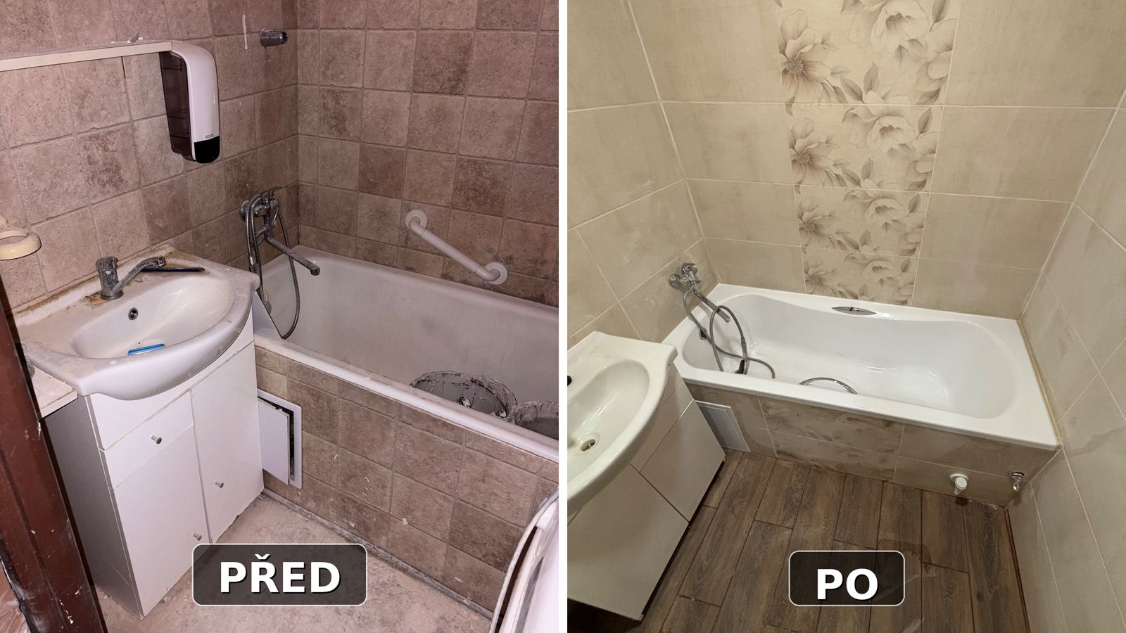 Kompletní rekonstrukce koupelny a WC — Příbor, 2026